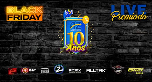 Live Premiada Black Friday 10 Anos