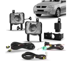 *Kit Farol Milha Auxiliar Agile Montana 2009 2010 2011 2012 2013 Botão Modelo Original*